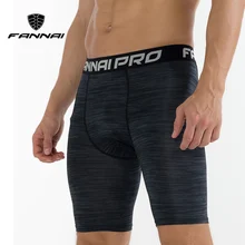 FANNAI PRO COMBAT Men Running Sport Leggings Compression Tights Skinny Gym Fitness Trouser Short Pants Training Gym Sweatpants