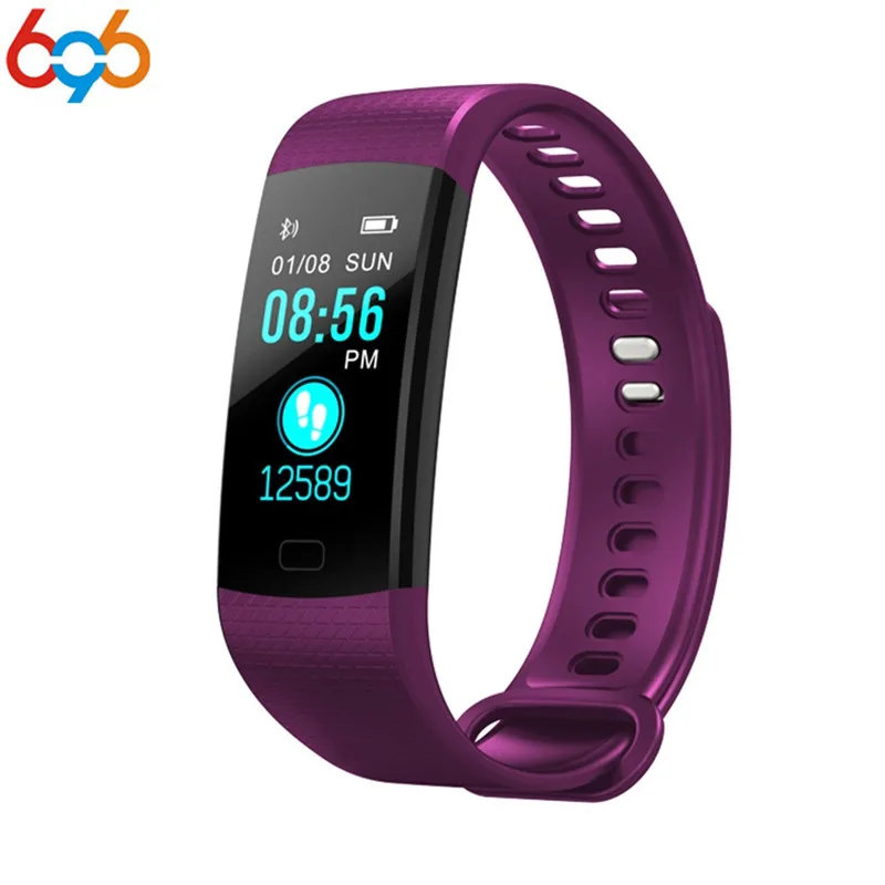 696 Y5 Color Screen Smart Bracelet Man Bluetooth Wristwatch Women Sport Fitness Track Pedometer Hear Rate Blood Pressure Monitor |
