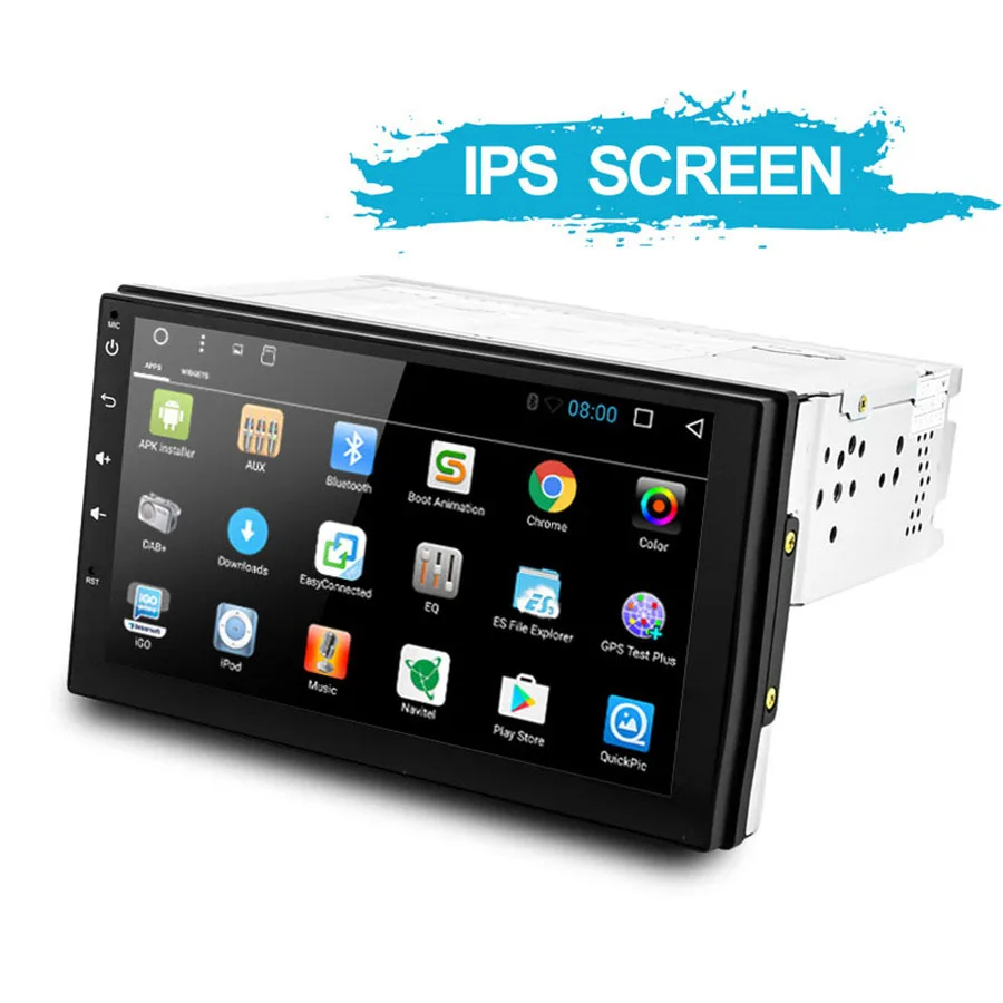 Универсальный сенсорный экран 7 1 &quot 1DIN Android 8 1RAM + 16G ROM автомагнитола FM/RDS/SWC/BT/Wi Fi|MP4