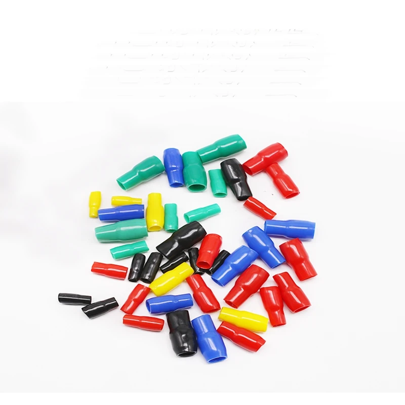 

Insulated soft sheathed tube cold pressed bare end terminal block protective sleeve flame retardant cable wire PVC color set
