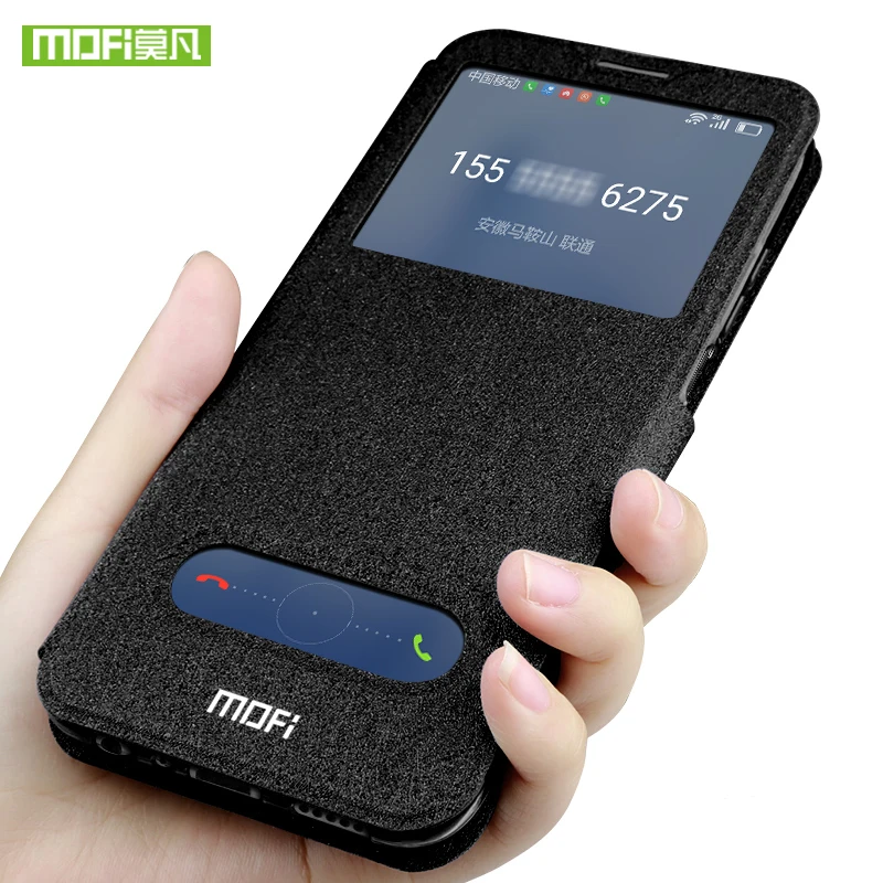 Чехол Mofi для Huawei Y9 2018 роскошный мягкий силиконовый чехол из ТПУ Enjoy 8 Plus кожаный
