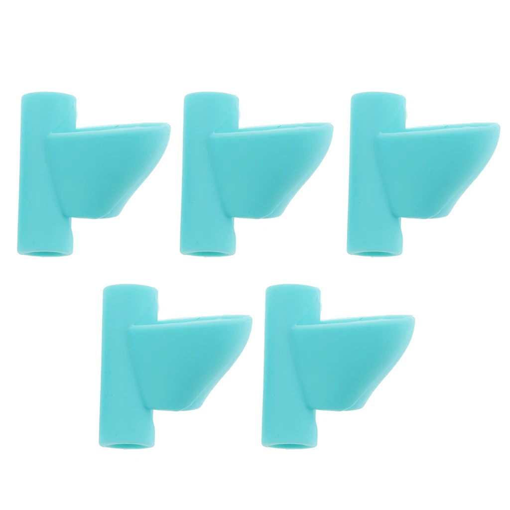 5pcs 4 Colors Two-fingers Silicone Correction Pencil Grip Posture Writing Claw Tool For Students Writing Correction Tool