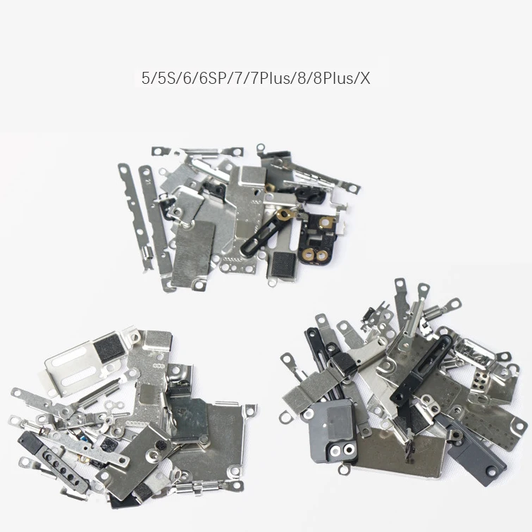 

FEORLO Full Set Small Metal Internal Bracket Replacement Parts Shield Plate Kit for Iphone 8 8Plus X small metal parts