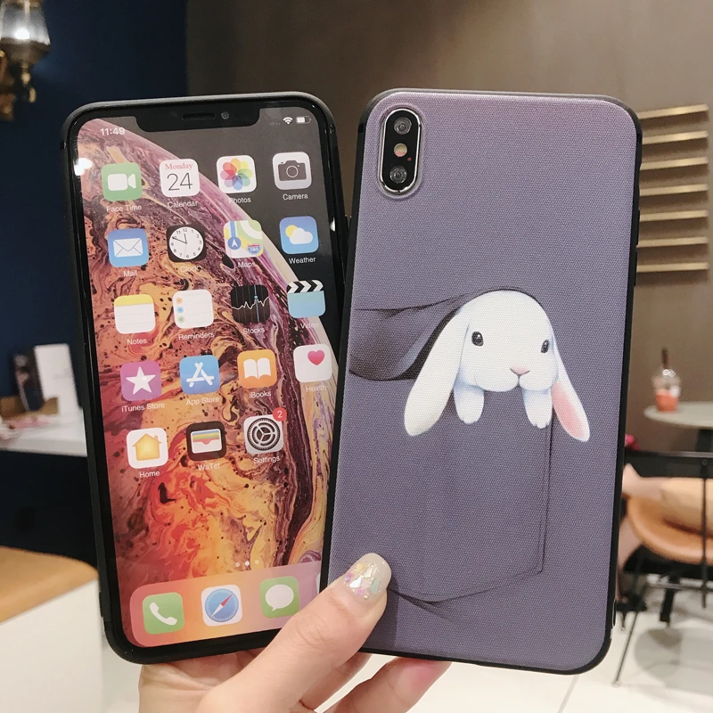 Cartoon Case For Vivo V15 Pro Case For Vivo IQoo X27 V11 Pro V11i Y91 Y95 Y93 Y97 Nex S Cat Rabbit Soft Silicone TPU Case Cover
