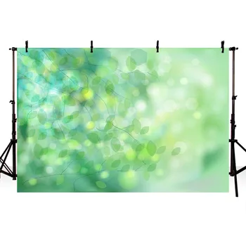 

Photo Backdrop Light Green Defocused Abstract Bokeh Blured Shimmer Yellow Green Glam Background Photography Grass Backdrop