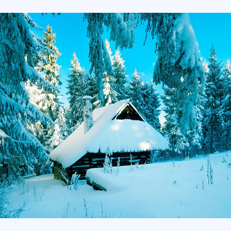 3D-DIY-diamond-Painting-Cross-Stitch-Winter-snow-house-Decorative-Needlework-diamond-embroidery-diamond-mosaic-handcraft