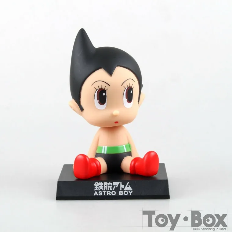 Фигурка из ПВХ Astroboy с подвижной головкой украшение для автомобиля 12 см игрушка