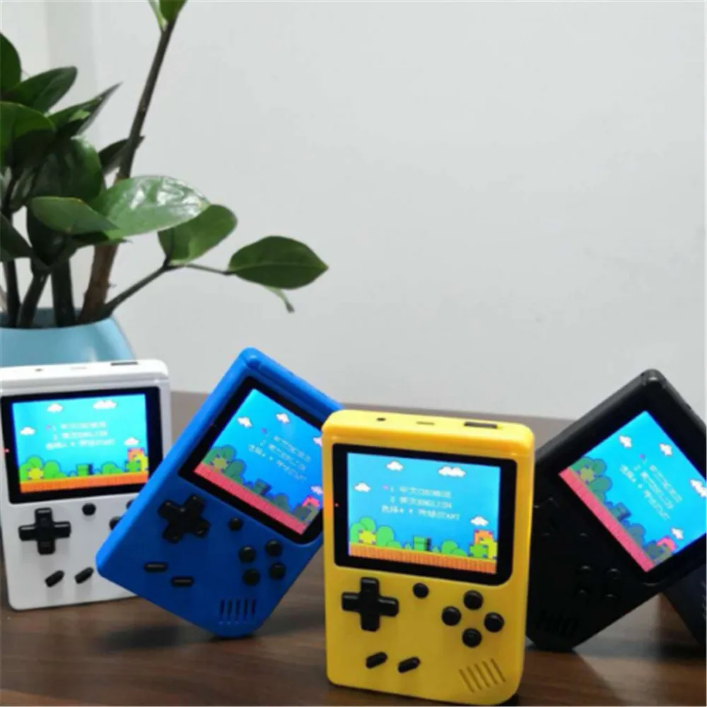 4 Colors 3" Retro Mini Handheld Game Console Emulator Gameboy Built in