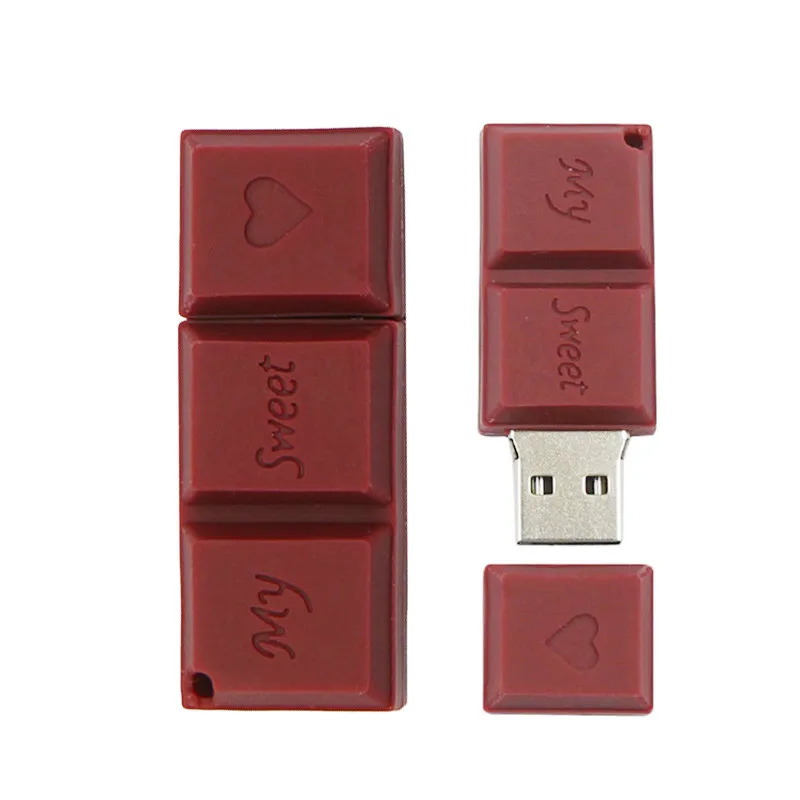 Купить Шоколад Прекрасный USB Flash Drive 64 GB 32 GB 16 GB 8 GB 4 GB Flash Memory Stick, ручка привода память флешки подарки влюбленным