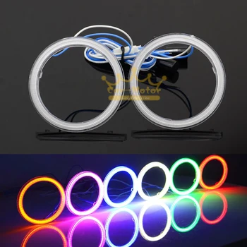 

2pcs 95mm 114-LEDs Car Auto Motorcycle Cob Angel Eyes Halo Rings DRL Headlight Decorative Light Universal (0190)