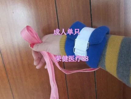 

5pcs Medical restraint wrist length binding with fitted belt strap