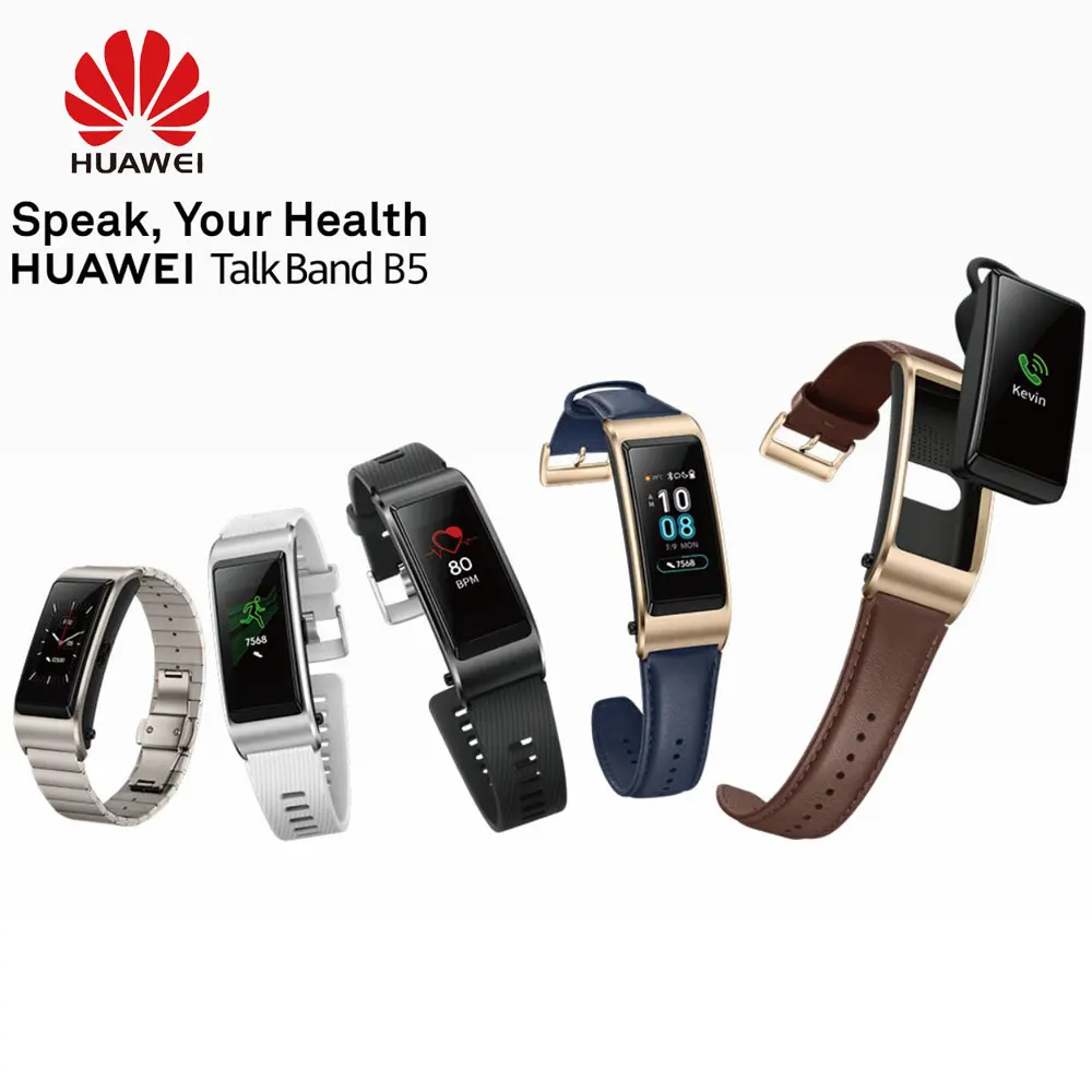 

Original Huawei TalkBand B5 Wrist Band Bluetooth Smart Bracelet Sports Wristbands Touch AMOLED Screen