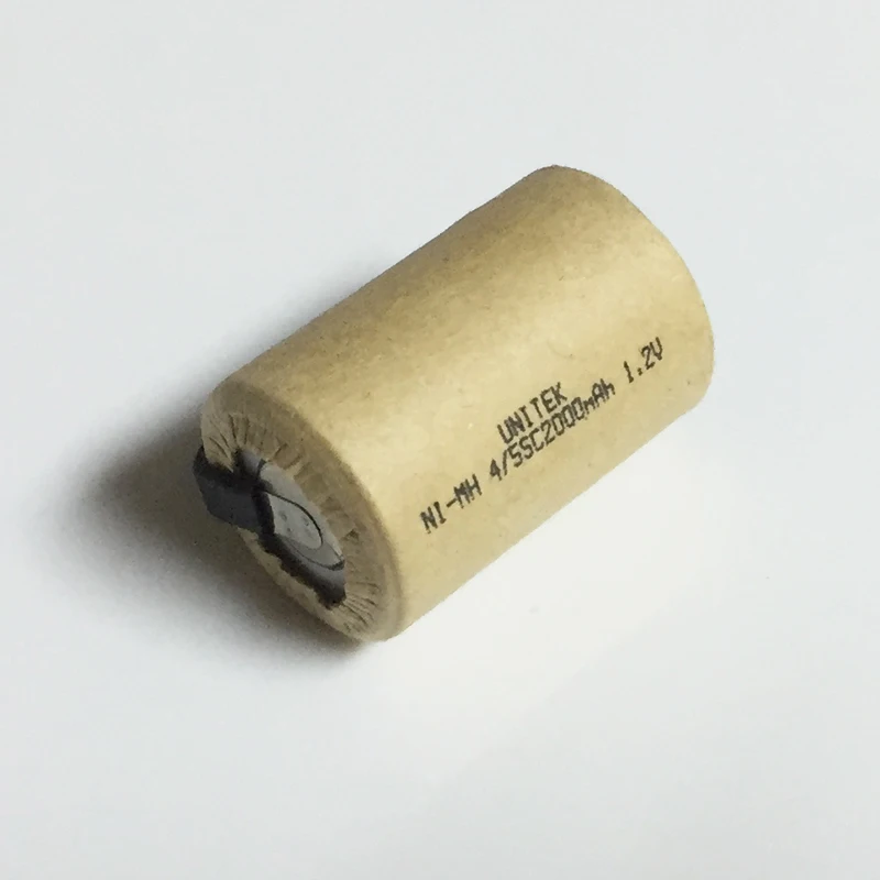 10 12 16 шт Sub C 4/5SC 1 2 V перезаряжаемая батарея 2000mah 4/5 SC Ni MH nimh никель металлогидридный