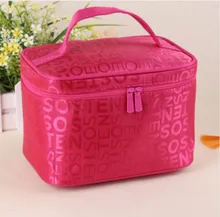 2016 women’s brand J-Bg Pink cosmetic bag organizer ROSA large-capacity portable multifunctional cosmetic bag leisure bags