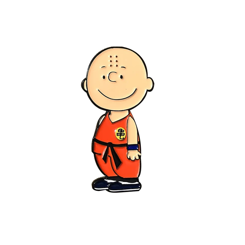 

DBZ fighter badge kawaii Krillin pin