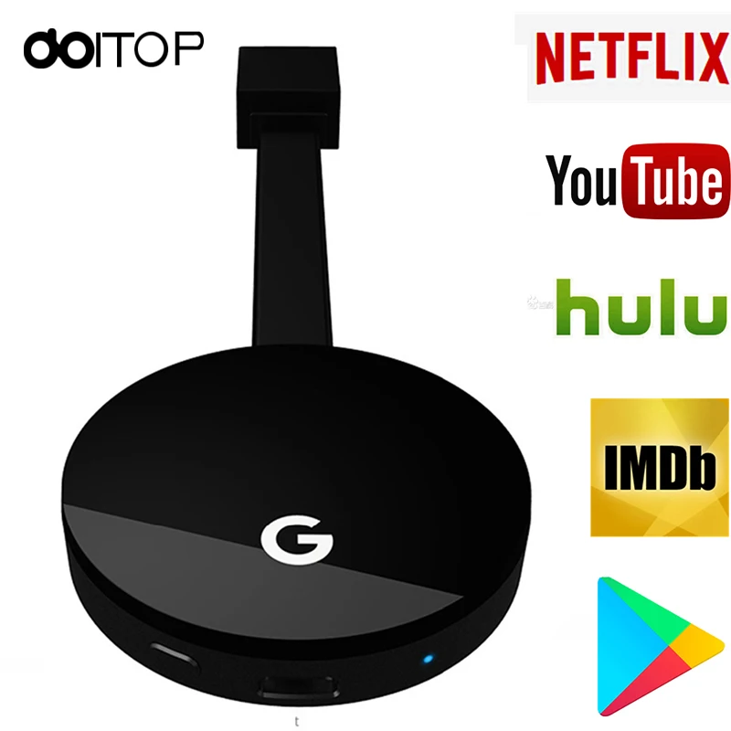 DOITOP 1080P WiFi Display HD TV Screen Mirroring Dongle Fit Netflix Miracast For IOS/Android