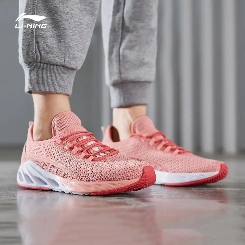 Li-Ning/женские LN-ARC кроссовки для бега с подушкой, дышащий светильник, спортивная обувь, кроссовки ARHP006 SJFM19
