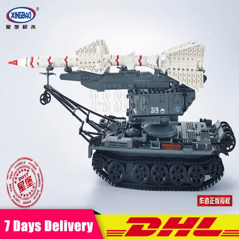 

Xingbao 06003 1623Pcs Military ]The SA-2 Guideline Set Building Blocks Bricks Toys Model Gifts Compatible Legoinglys