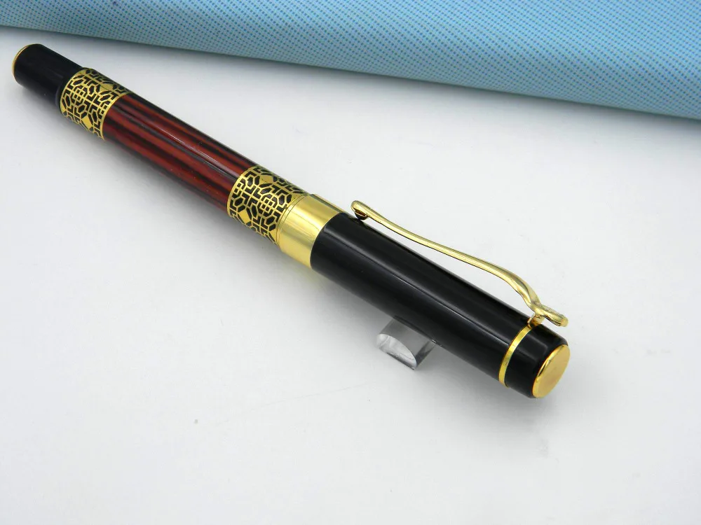 Подарок черный и красный Уголь канцелярские принадлежности высокого качества облака Золотой роллербол ручка