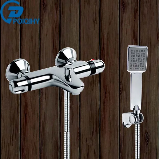 Thermostatic Bathtub Faucet Hand Shower Bathroom Set Br Thermostatic Bathtub Faucet Hand Shower Bathroom Set Br Mixer Tap With Abs Handheld