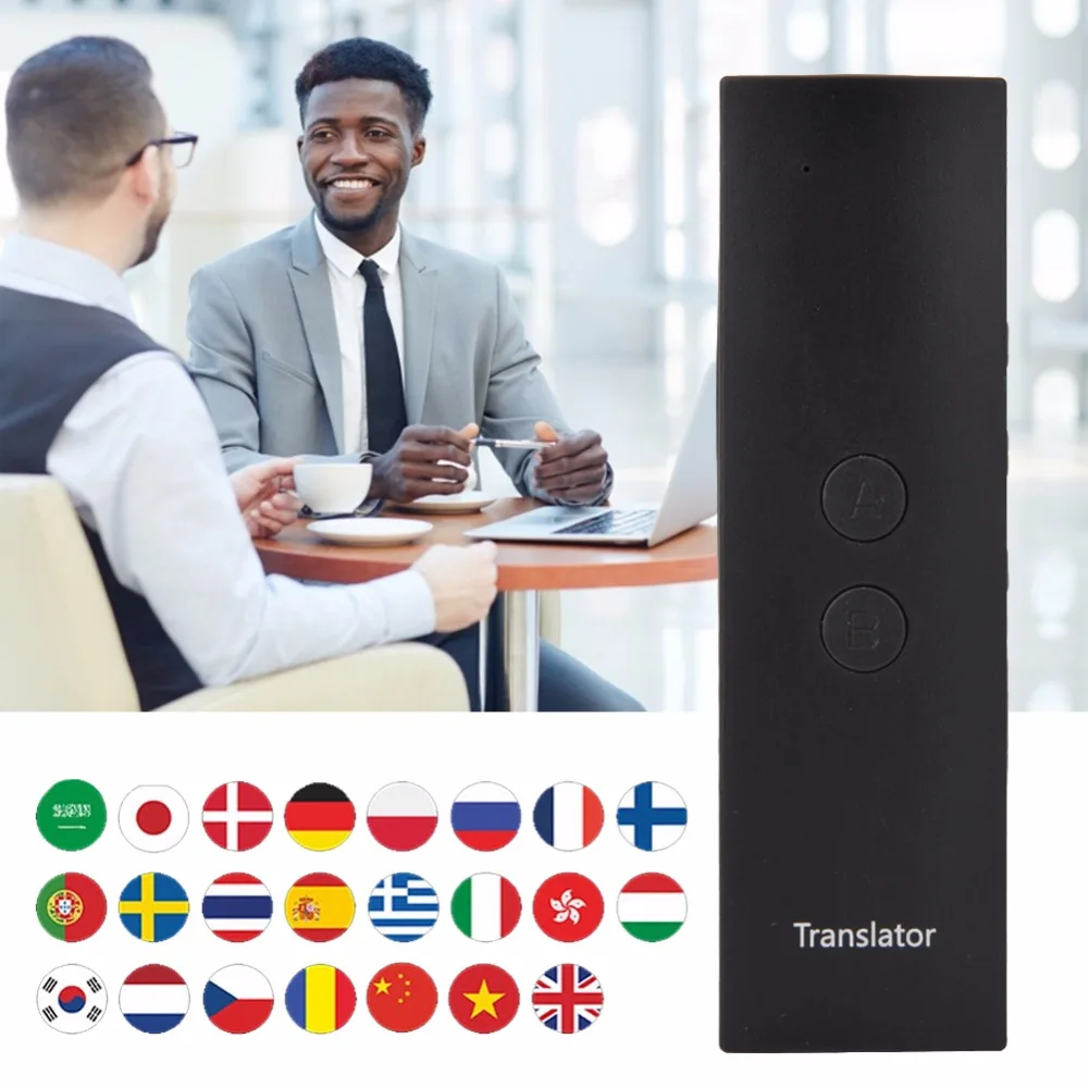 

T6 Easy Trans Smart Language Translator Instant Voice translator Speech BT 28 Languages+APP Real Time tradutor de voz New