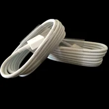 200 шт. белый цвет OD3.0MM 1 м 3FT 8pin Usb кабель для зарядки и синхронизации данных для iphone 5 5s 6 6s 7 plus, 8, 8 plus, X