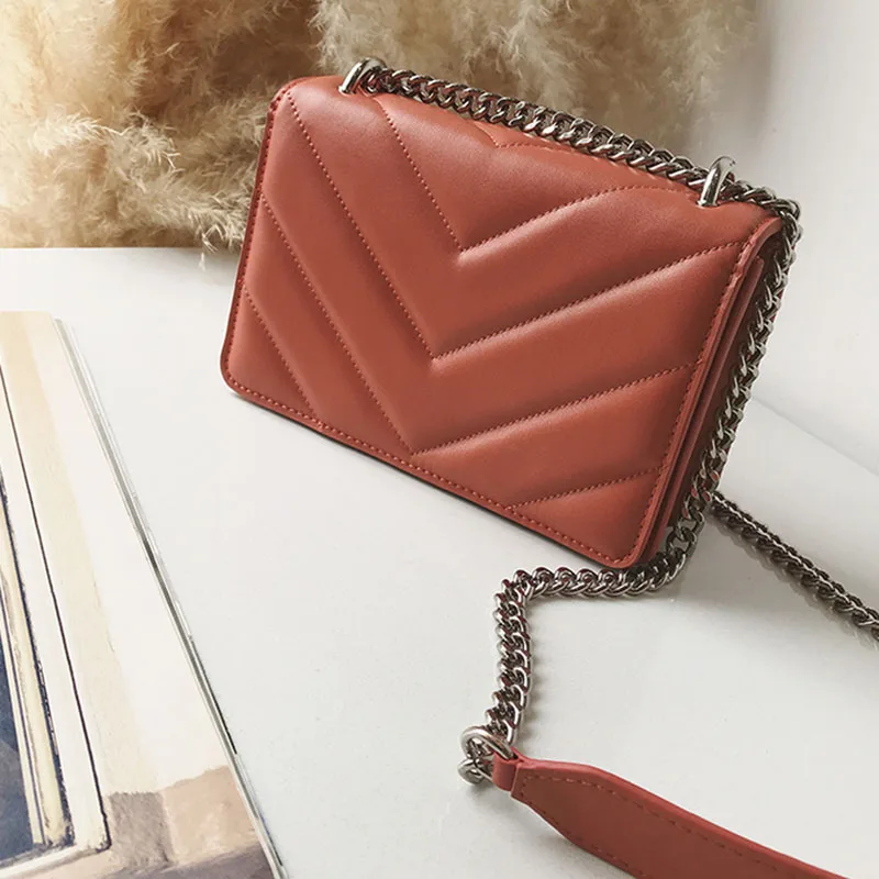 

Lydian Women Messenger Bags Thread Cowhide Fashion Women Handbags Chain Bag Shoulder Black Totes Winter Bags For Women 2018