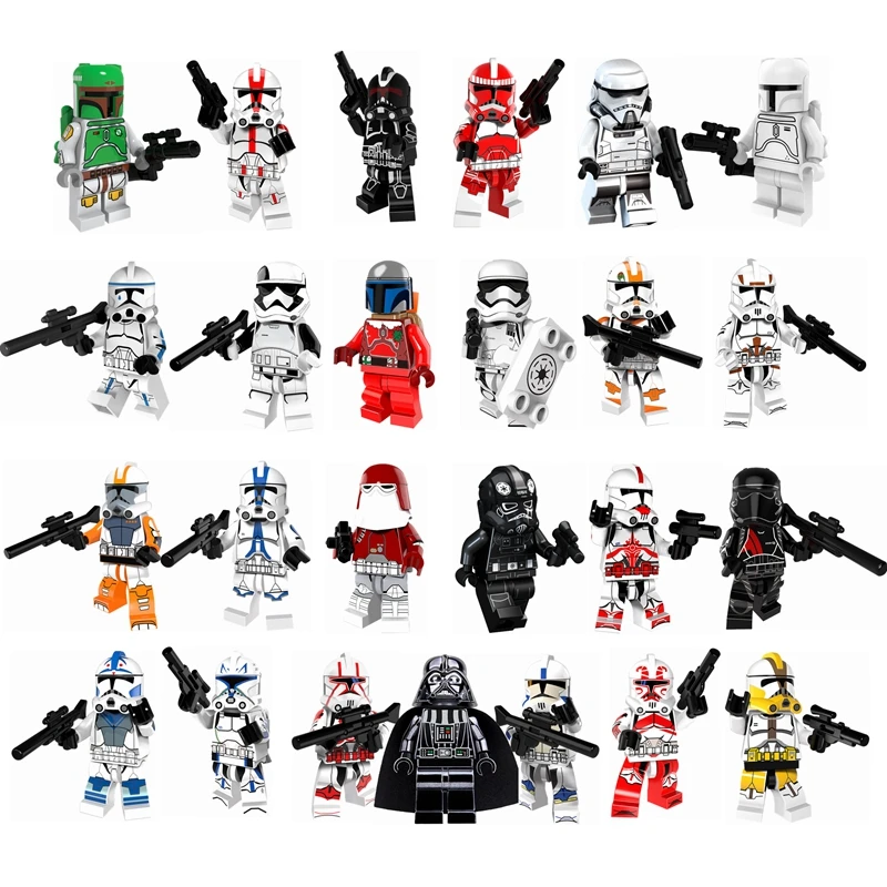 

Legoing Star Wars Darth Vader Imperial Army Clone Troopers Legoing Starwars Building Blocks Toy for Children Compatible Legoings