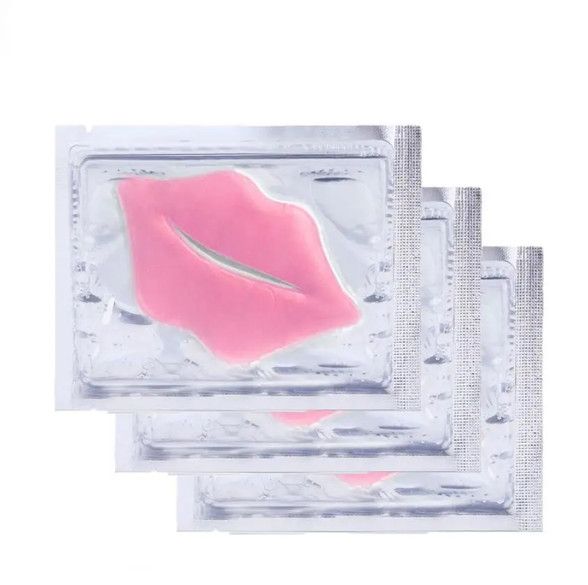 Для Женщин Губ Collagen Crystal Mask колодки увлажняющий экстракт от старения против морщин набор патчей гель для ухода за губами разбавить губ Цвет