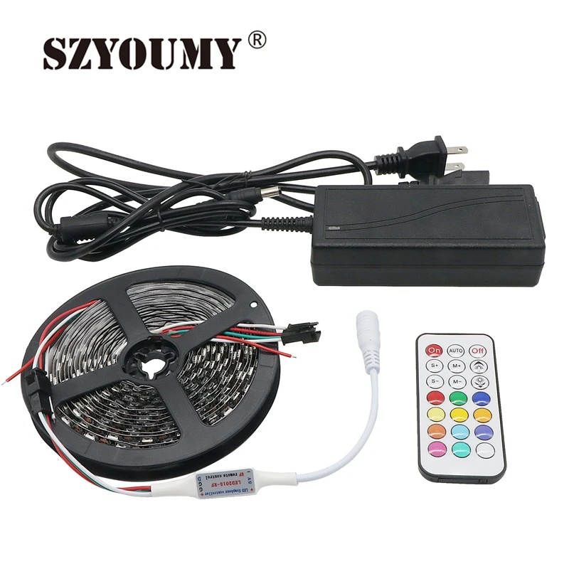 SZYOUMY DC 5 V м 60 Светодиодный s/M WS2812 Смарт Светодиодные ленты 5050 RGB Мечта Цвет пикселей