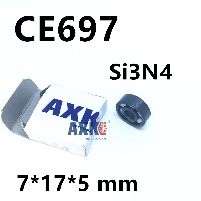 

Free Shipping 697 SI3N4 CERAMIC 619/7 7*17*5 mm Full SI3N4 ceramic ball bearing