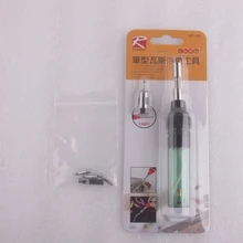 Беспроводная ручка форма бутановый Газовый паяльник инструмент с 4 бесплатными наконечниками