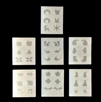 

7pcs/set Mini Animal/Flower/Fruit/Xmas Silicon Mold Mould For Epoxy Resin Jewelry Earrings Beads Making DIY Craft