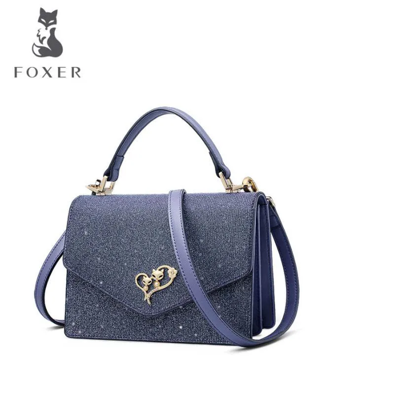 FOXER Роскошная модная текстура модная сумка через плечо сумка с феей Женская новая сумка с ремешком для девочки