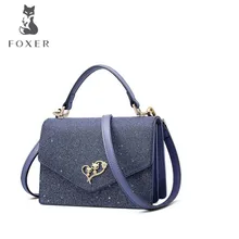 FOXER Роскошная модная текстура модная сумка через плечо сумка с феей Женская новая сумка с ремешком для девочки