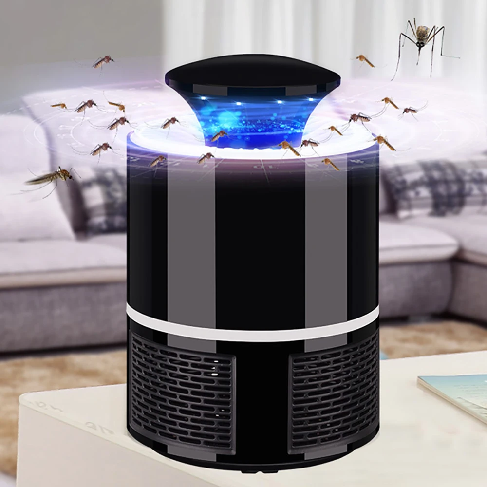 Mosquito killer USB Электрический комаров killer лампа Фотокатализ немой домашний светодиодный жучок ловушка для насекомых Zapper ловушка без излучения