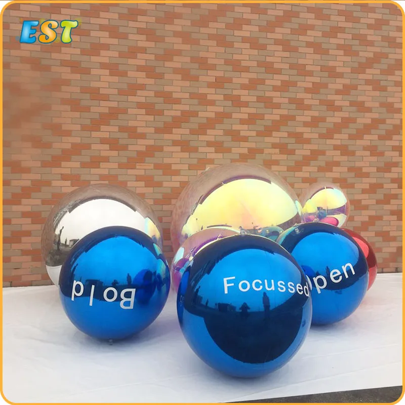 

Outdoor / indoor party wedding decoration inflatable mirror balls 1.0m diameter cheap price inflatable mirror sphere