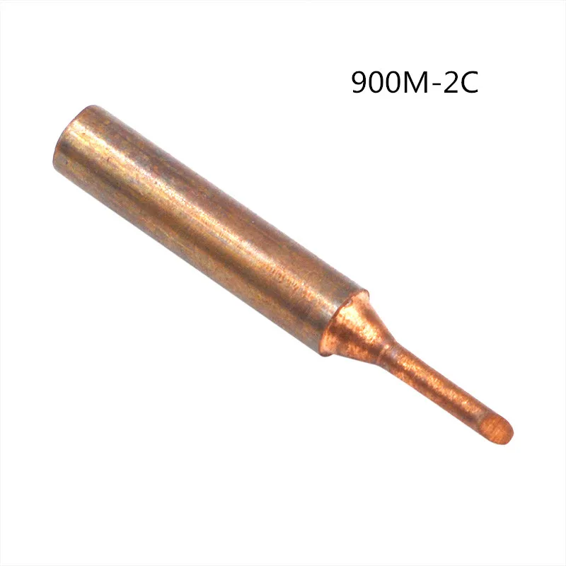 

2pcs 900M 2C Copper Soldering Iron Tip Lead-free Welding Sting For Hakko 936 FX-888D Saike 909D 852D+ Soldering Iron Station