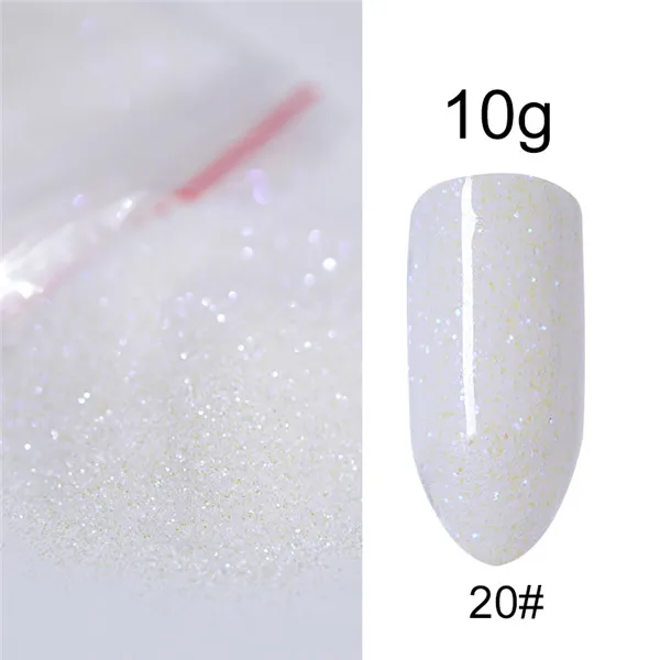 1 Box Chameleon Mirror Nail Glitter Powder Neon Aurora Effect Mermaid Nail Art Dust Chrome Pigment Manicure Decoration - Цвет: 46219-20