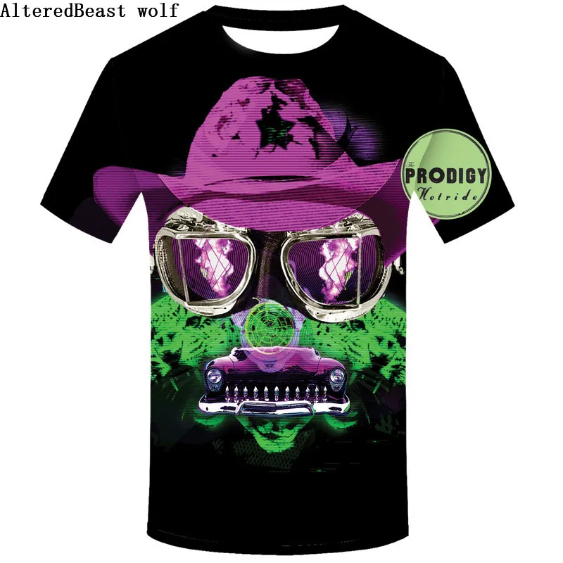 The Prodigy смешные мужские 3d футболки летние с коротким рукавом мужские футболки Harajuku o-образным вырезом Prodigy Футболка Модный летний топ