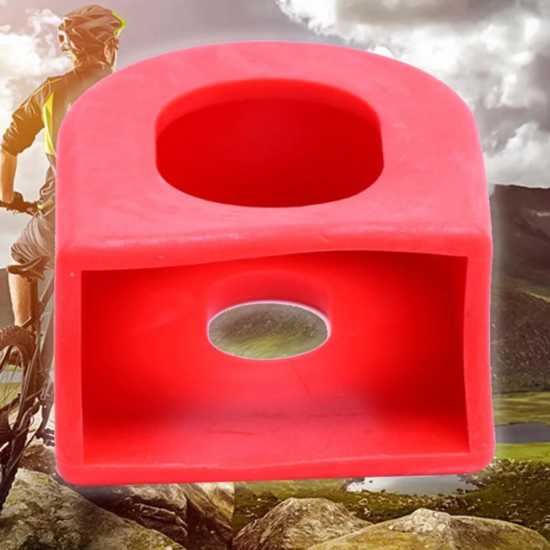 1 пара силиконовые рукава Кривошипные кремния велосипед MTB рычаг сапоги защитные 7 видов цветов