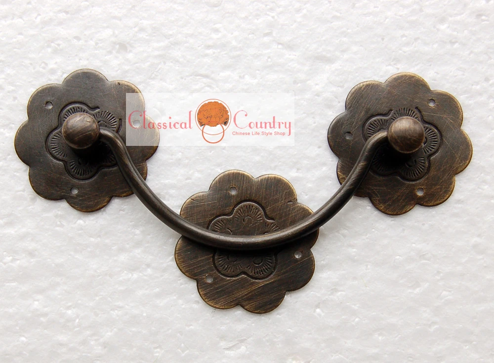 Chinese Furniture Brass Hardware Copper Lock 3.74/"