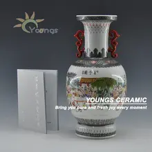 Необычная ваза с двумя ручками китайского мастера