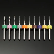 10Pcs CNC 3D Printer 0.30-1.2mm PCB Mini Drill Bit Nozzle Cleaning Cleaner Solid Carbide Print Circuit Board for Extruder RepRap