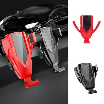 

Worallymy Car Wireless Charger Intelligent Induction Car Phone Holder Universal Multi-function Automatic Bracket