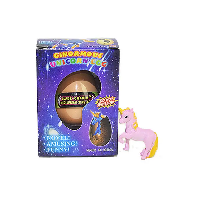 1pcs Magic Hatching Unicorn Egg Growing Animal Heroes Water Pets Kids