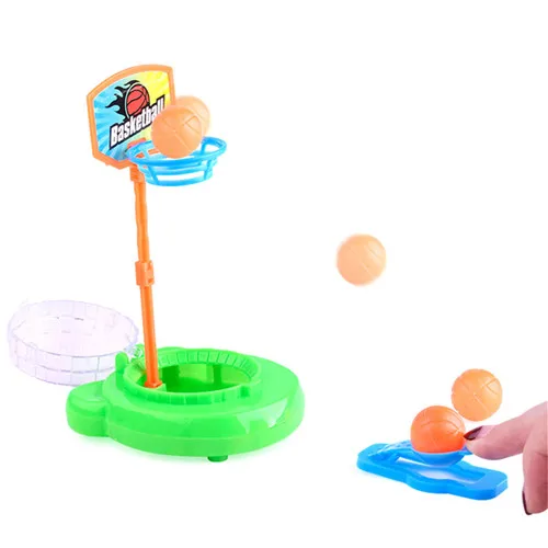PVC plastic small mini Handheld finger ball hand basketball Hoops Shooting Puzzle toy For
