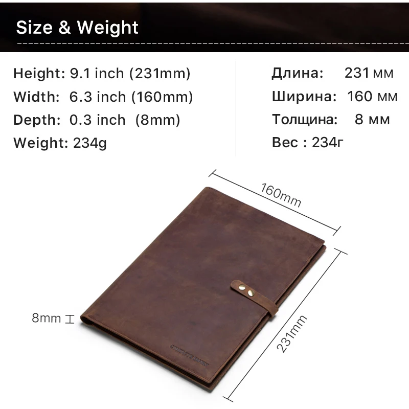 Capa de Couro Genuíno para Ipad Capa para Tablet Bolsa com Suporte Ipad Mini 7.9 2023 - Imagem 5