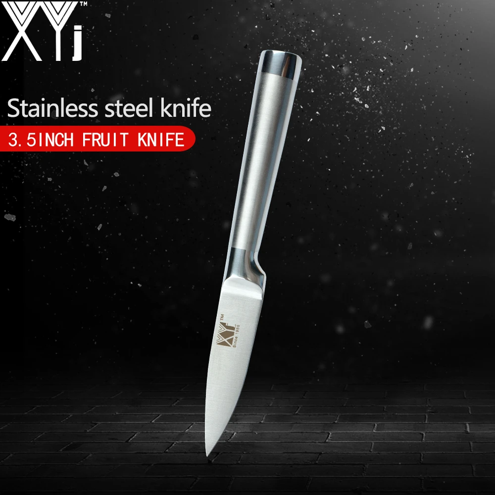 XYj Seamless Welding Kitchen Knife Fully Stainless Steel Knives Straight Handle Cooking Tools One Of 3.5, 5, 7, 8, 8, 8 inch XYj Seamless Welding Kitchen Knife Fully Stainless Steel Knives Straight Handle Cooking Tools One Of 3.5, 5, 7, 8, 8, 8 inch