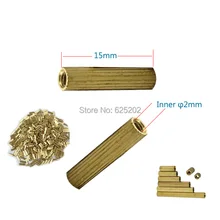 Double-pass Copper Cylinder 15mm Length M2*15 for CCTV Camera Assembly Using